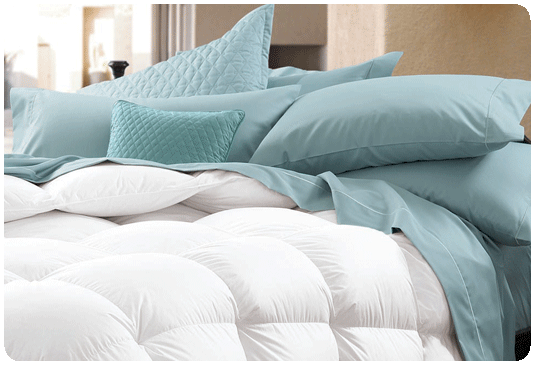 green bedding products for hospitality, organic cotton bedding products, green bed