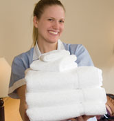 hosptiality bedding products, stain repellents